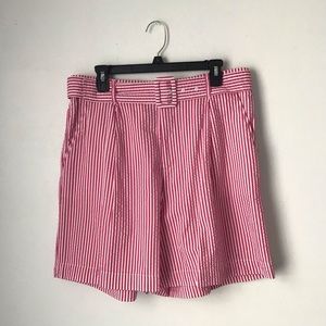 A New Day Hot Pink Striped Shorts
